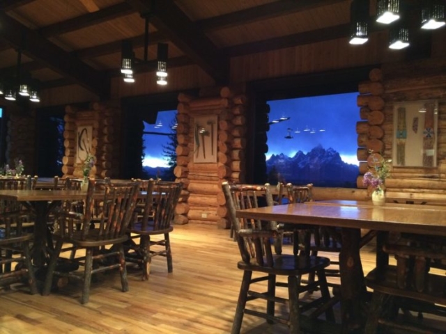 Moose Head Ranch Dining Room - Grand Teton views